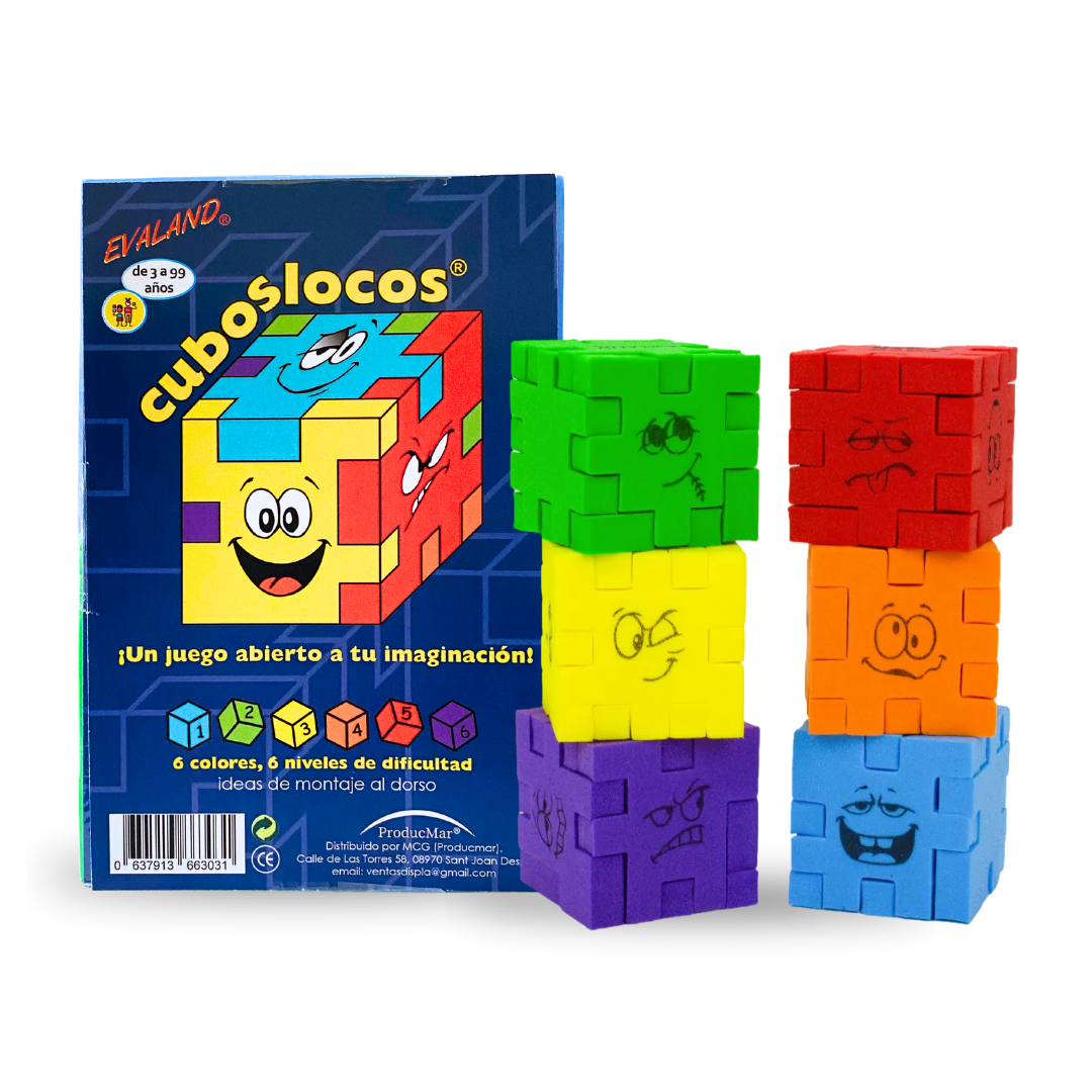 Cubos Locos – Pack de 6 Rompecabezas - Juego de Ingenio para Todas las Edades