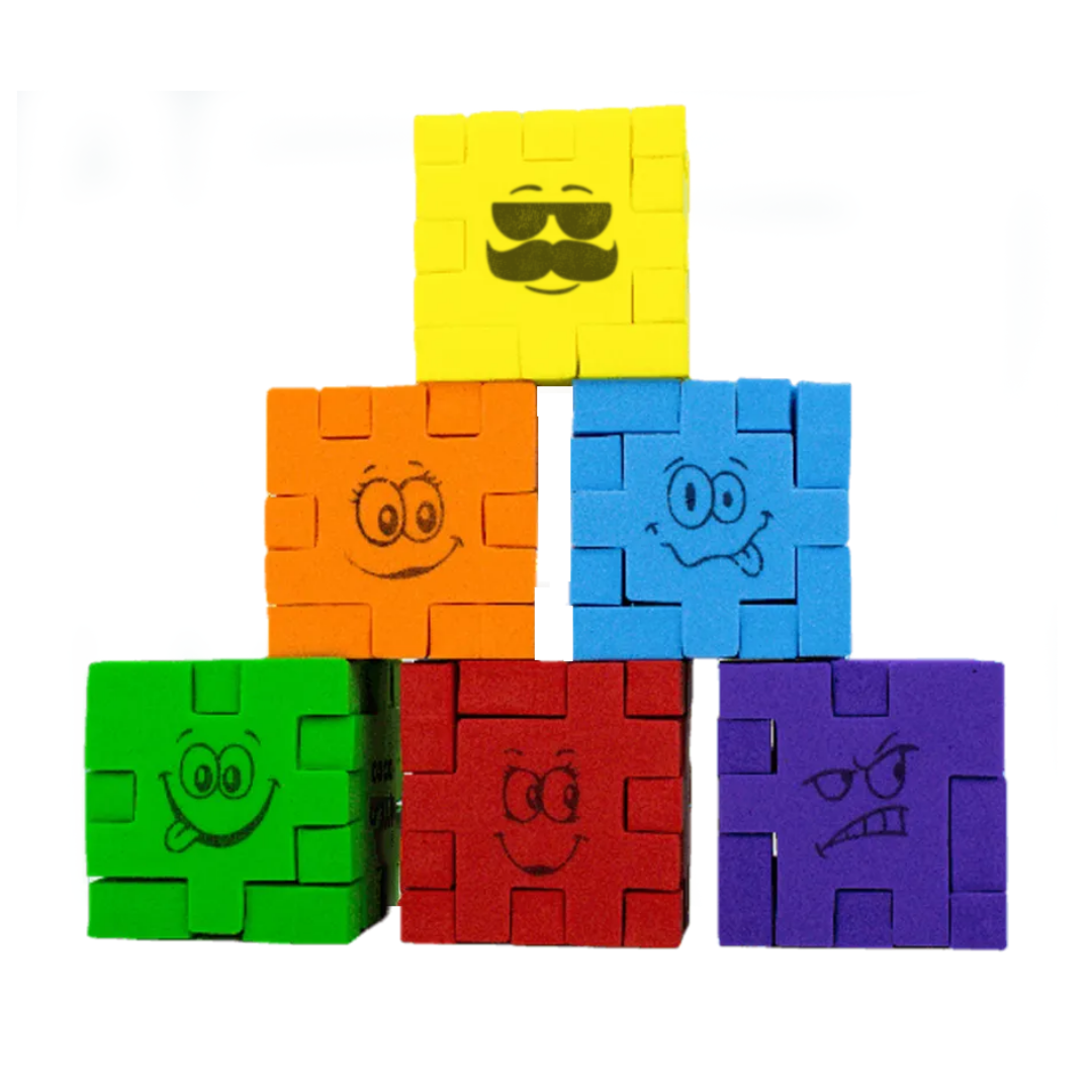 Cubos Locos – Pack de 6 Rompecabezas - Juego de Ingenio para Todas las Edades
