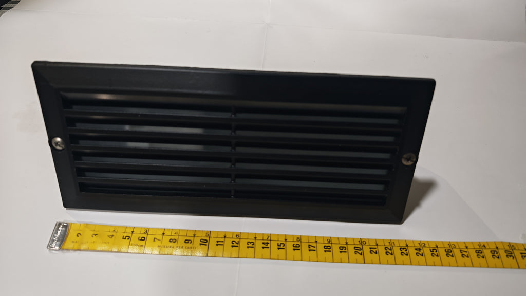 Aplique Empotrable de Exterior Simon BD-7 Negro | Diseño con Lamas – IP44