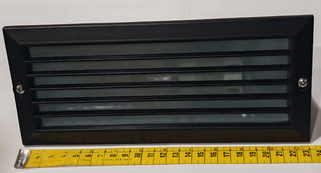 Aplique Empotrable de Exterior Simon BD-7 Negro | Diseño Rectangular – IP44