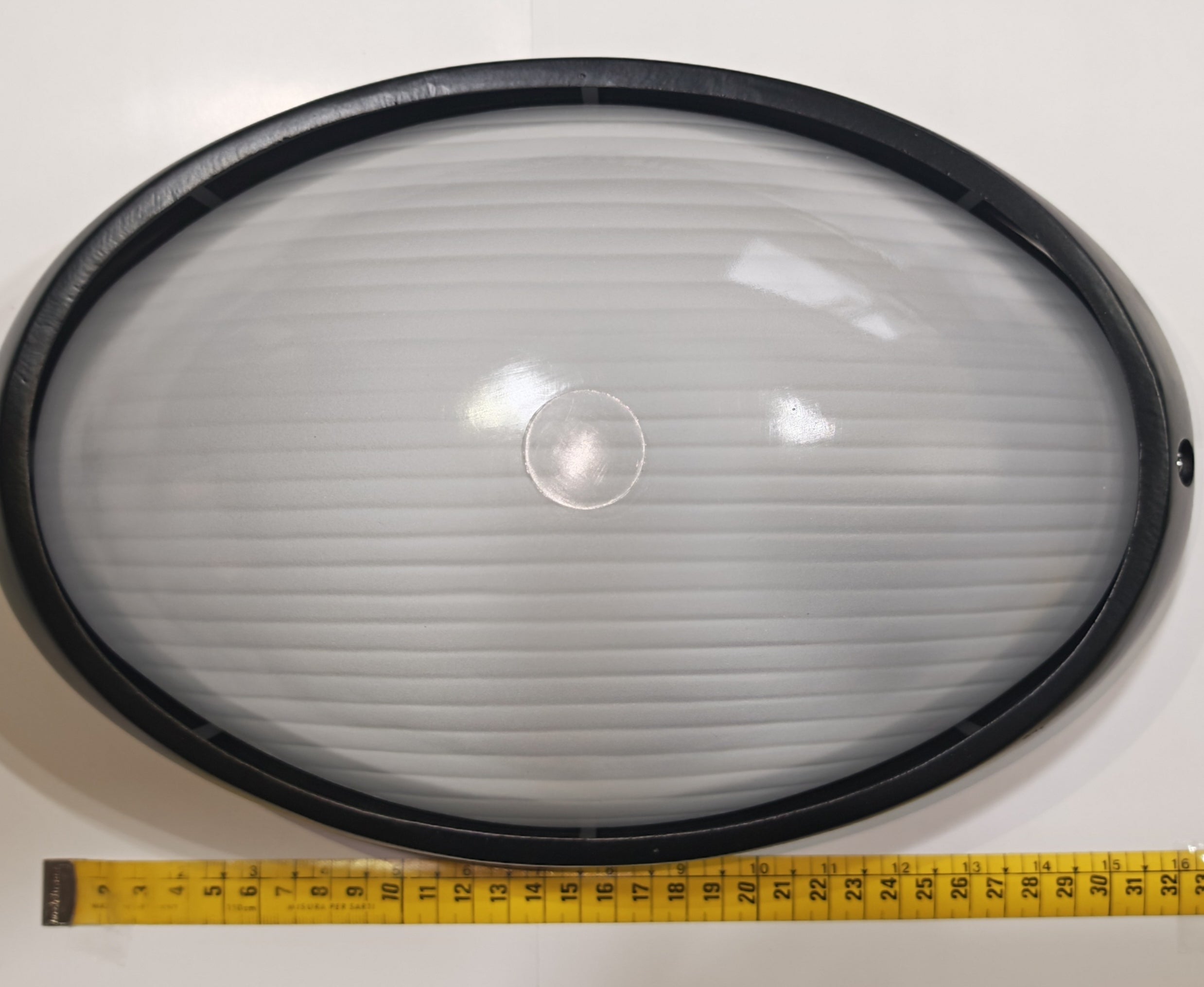Aplique de Exterior Simon BD-9 Negro | Diseño Ovalado Estanco – IP54
