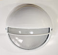 Plafón de Exterior Simon BD-9 Blanco | Diseño Circular con Visera y Rejilla – IP54