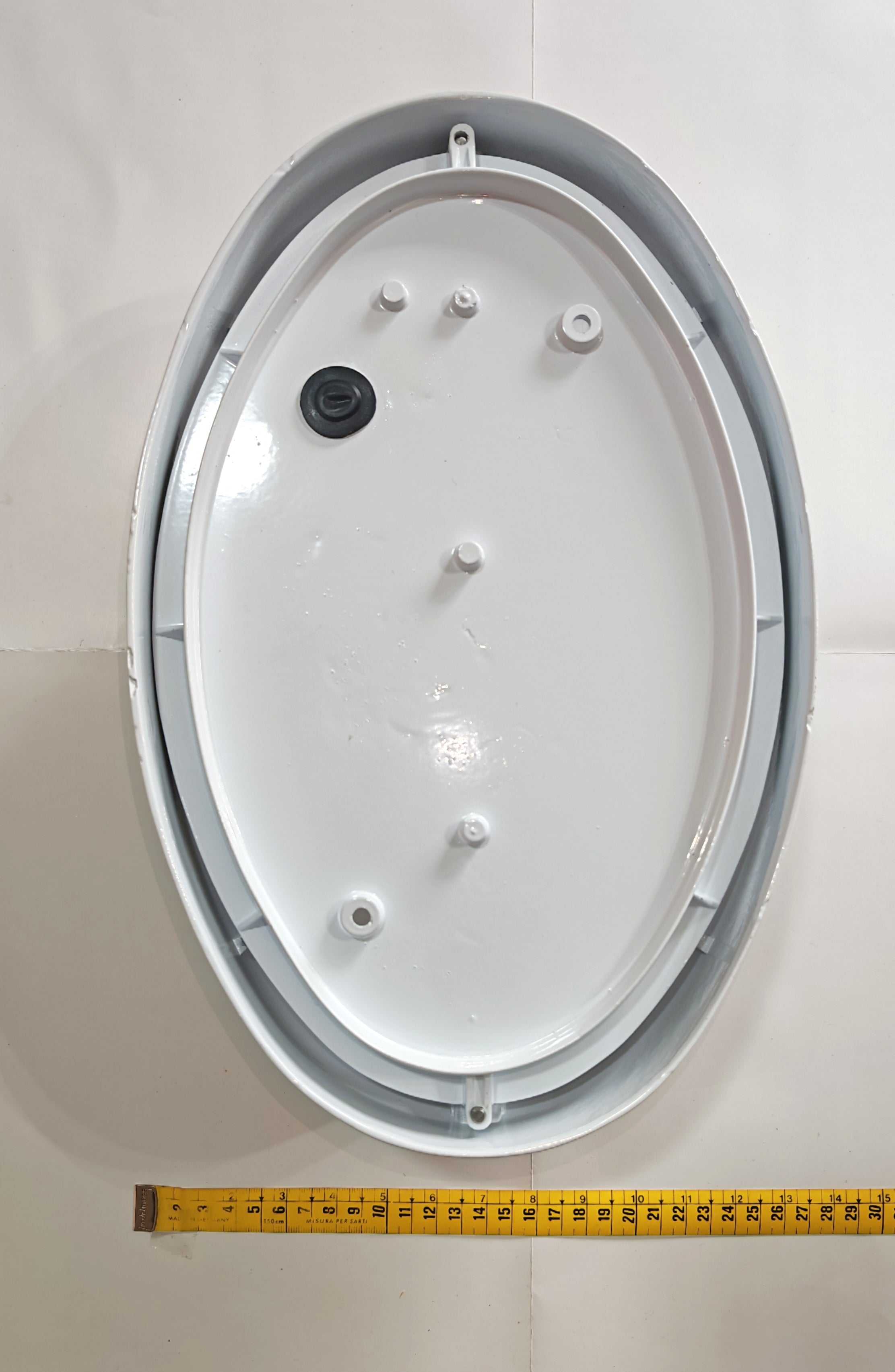 Aplique de Exterior Simon BD-9 Blanco | Diseño Ovalado Estanco – IP54